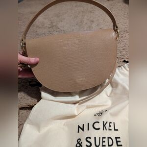 NEW Nickel And Seude Bag
